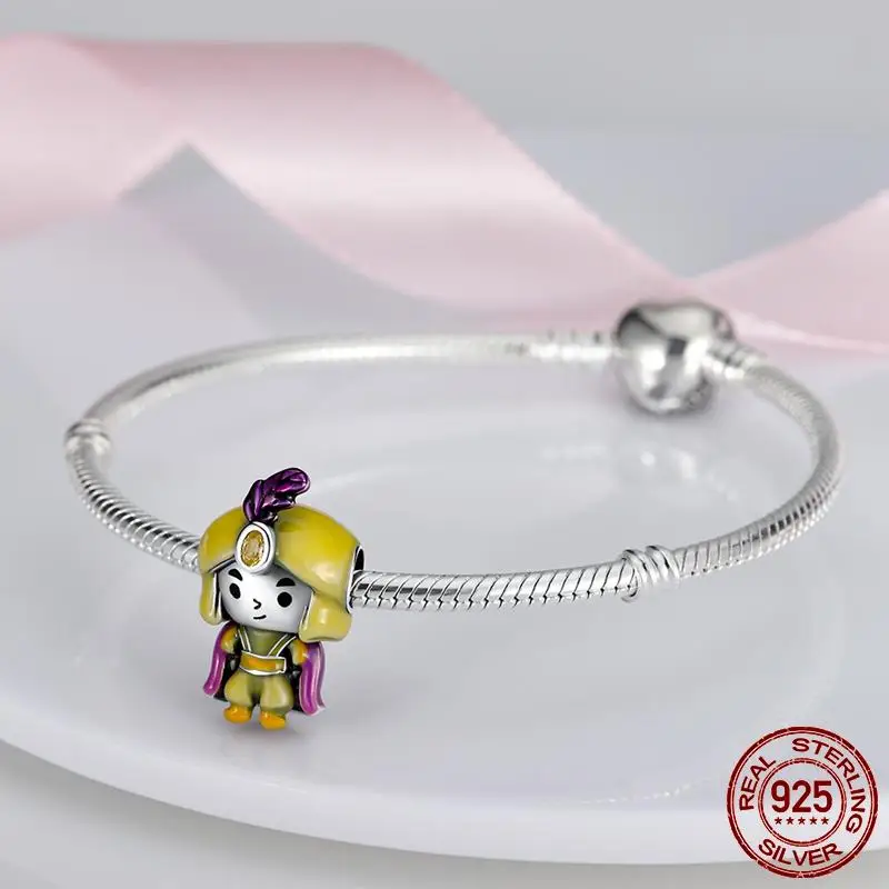 Im Angebot Charms Kleine Mädchen Jungen Anhänger Prinzessin Prinz Hund Katze Perlen Passend für Original-Armband Schmuck Kindergeschenk – Detail 36
