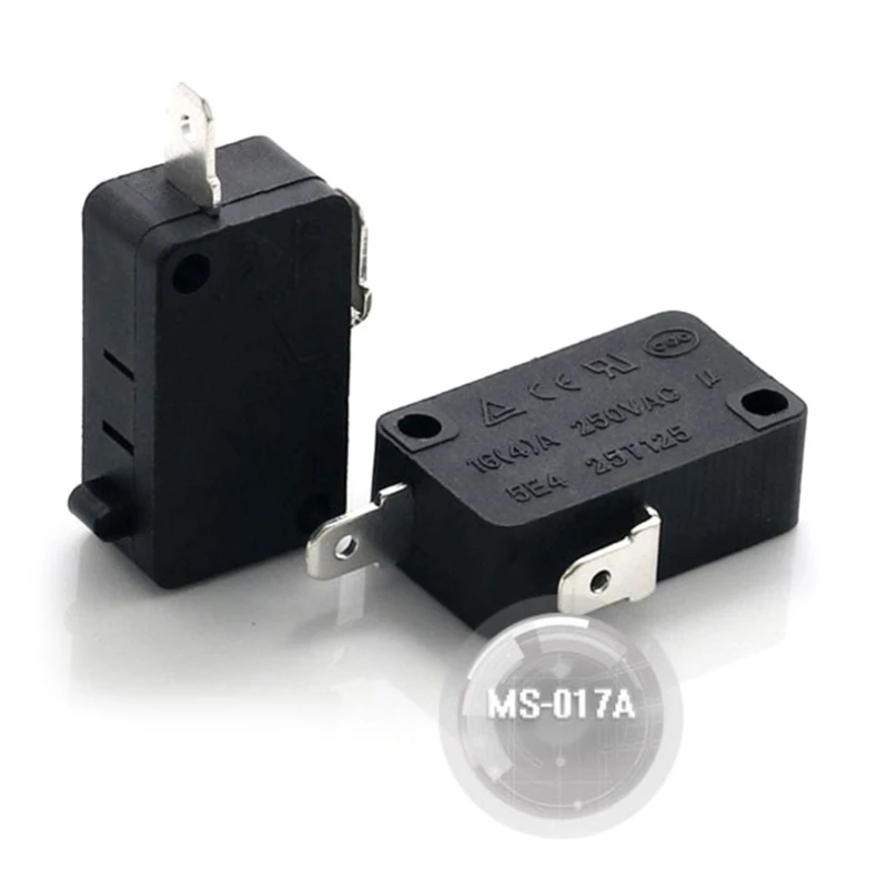 KW1-103 Vi Sóng Cửa Micro Switch Phù Hợp Với Cho Lò Vi Sóng Máy Giặt Nồi Cơm Điện 16A 250V 2 Chân (Thông Thường đóng)