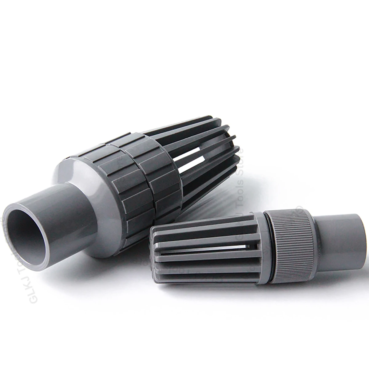 Válvula de retención de PVC, bomba de válvula inferior, filtro de agua para acuario, adaptador de tubería de PVC, 1 unidad, I.D 32 40 50 63mm