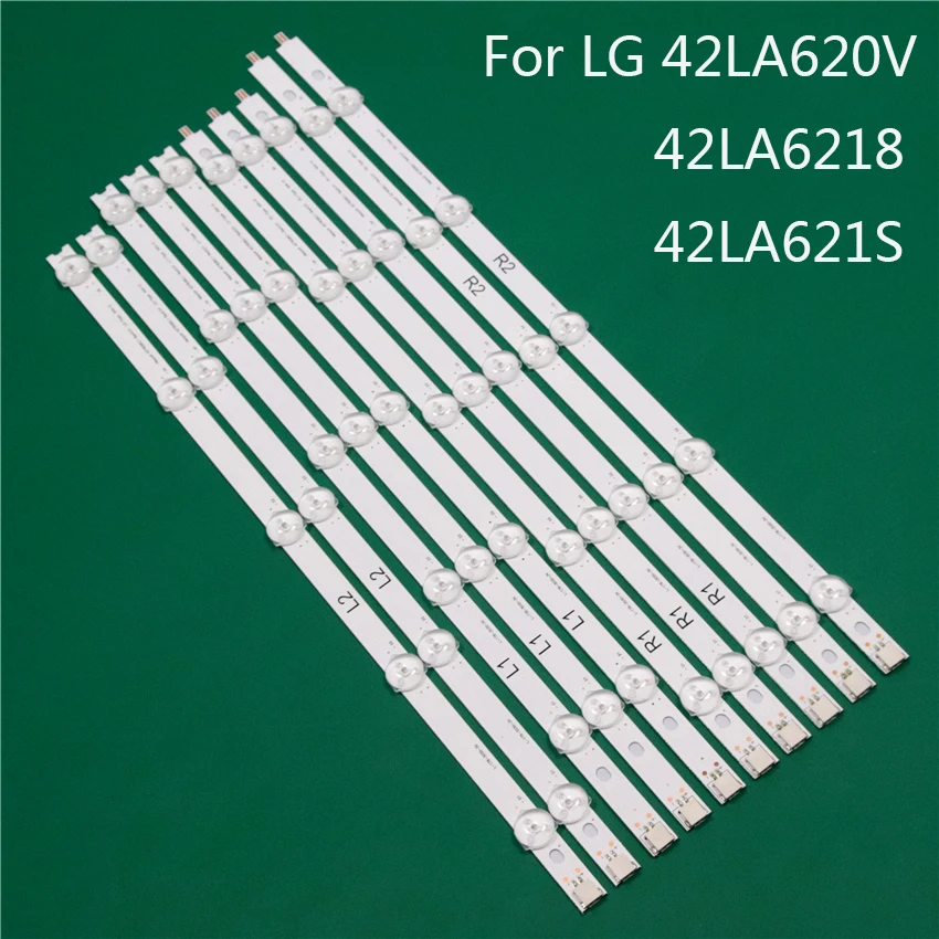 

LED TV Illumination Part For LG 42LA620V 42LA6218 42LA621S LED Bars Backlight Strips Line Ruler 42" ROW2.1 Rev 0.01 L1 R1 R2 L2