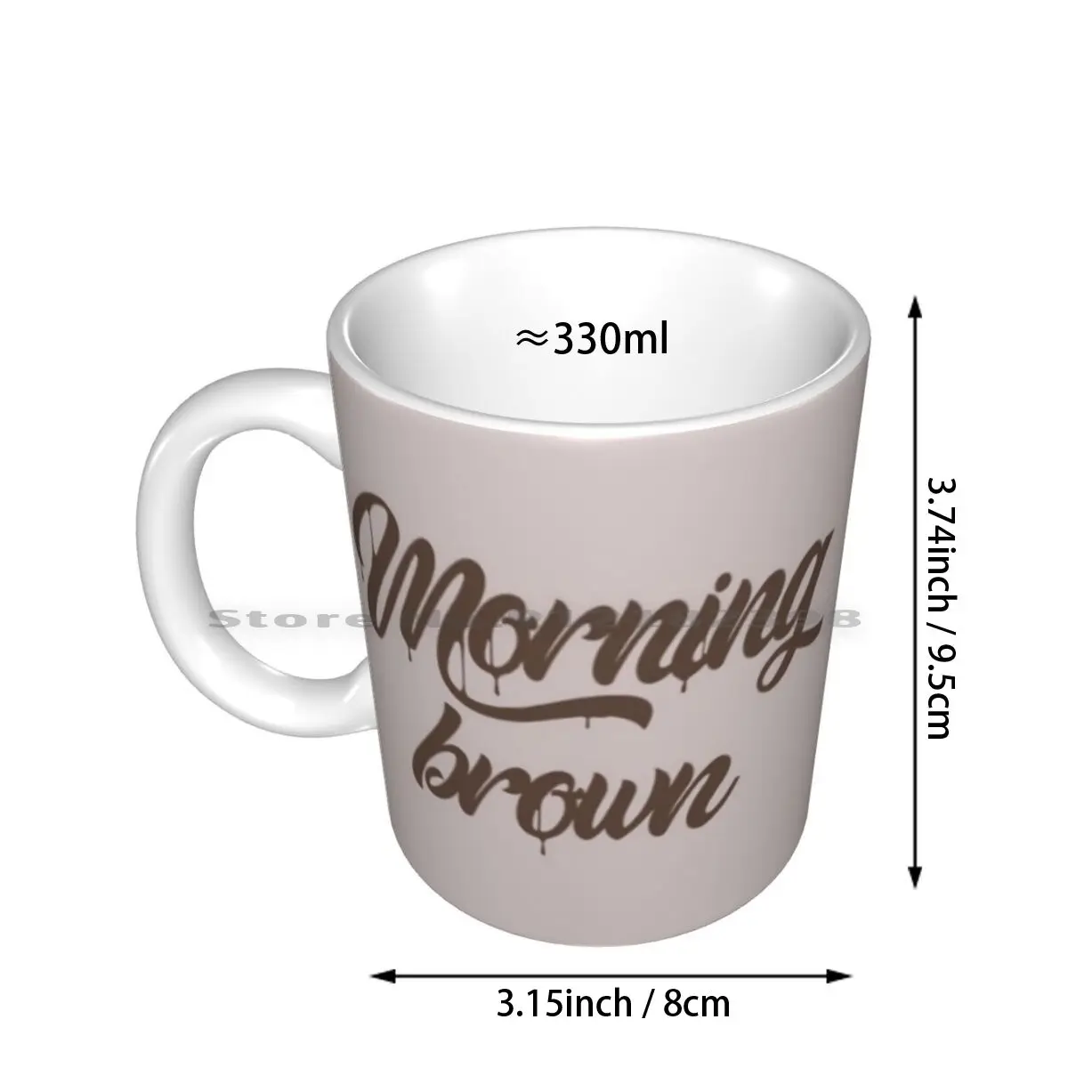 Morning Brown | Aunty Donna Ceramic Mugs Coffee Cups Milk Tea Mug Aunty Donna Auntie Donna Australian Humor Australian Humor