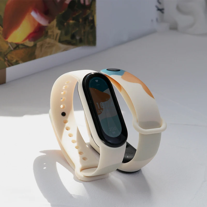 

Ремешок силиконовый для Xiaomi Mi Band 6 5, спортивный сменный Браслет для Mi Band 6 Mi Band 5