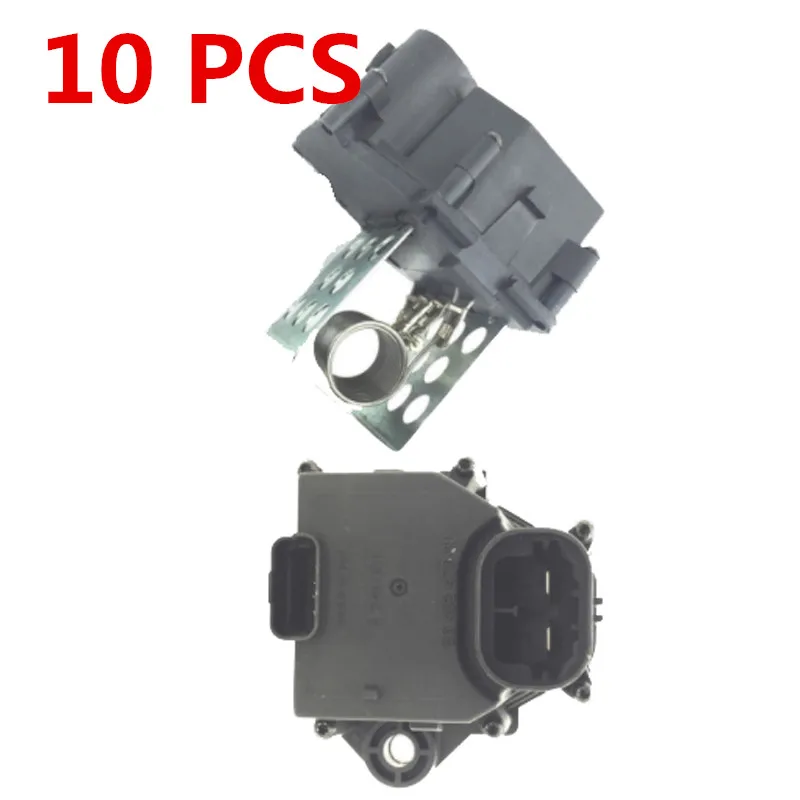 

10 PCS 9649247680 Aluminum ABS Blower Motor Resistor Part Heater Blower Fan Resistor For Citroen Berlingo C1 C4 Xsara Picasso