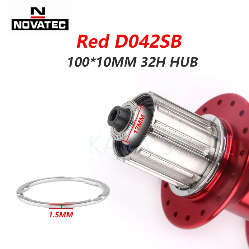 Novatec Hub D041SB/D042SB MTB Discs Card Hub 28 32 36 Hole Mountain Bike Cube Bicycle Front Rear Bearing Hubs 8 9 10 11 12 Speed