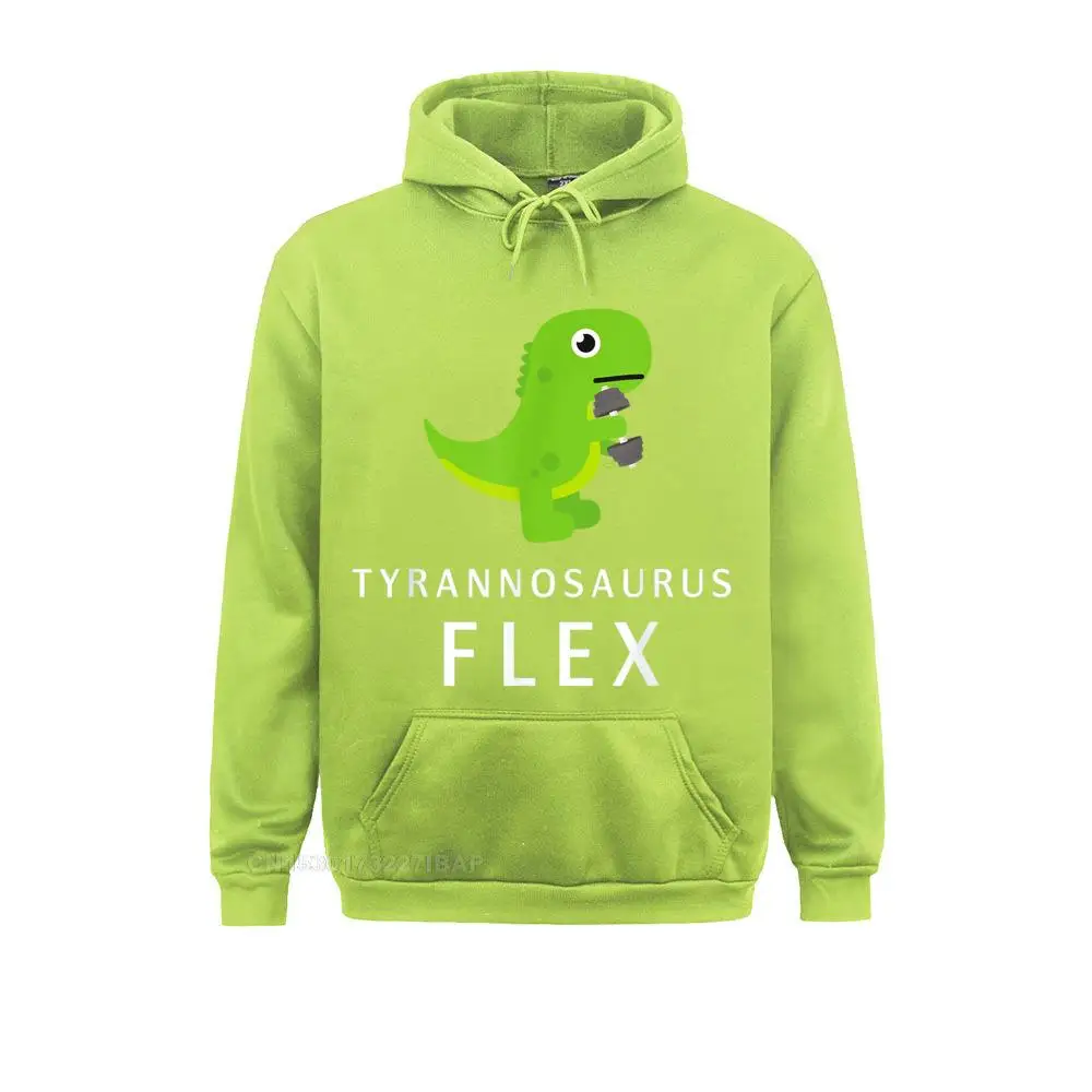 Tyrannosaurus-Flex Funny T-Rex Fitness Hoodie Hip Hop Hoodies Faddish Long Sleeve Male Sweatshirts Printed On Fall Clothes