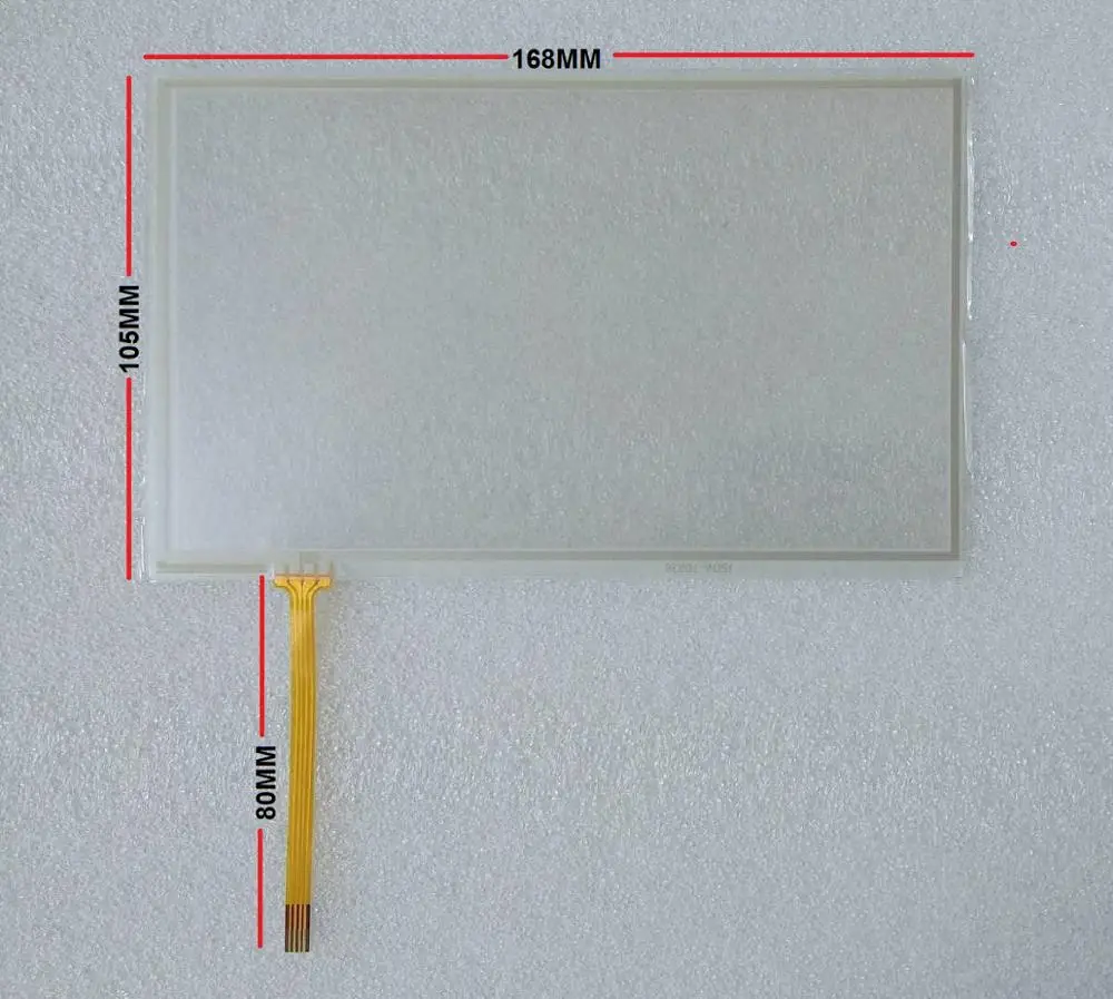 168mm*105mm new 7.1 inch 4 wire resistive touch screen device 168*105 navigation plate