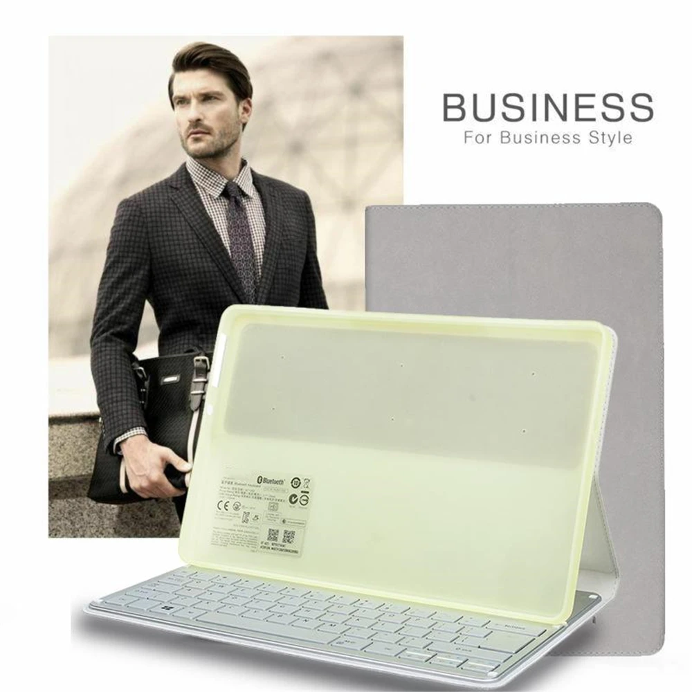 

Bluetooth-compatible Keyboard Dock and Tablet Case KT-1252 Silve For Acer Iconia Tab W700