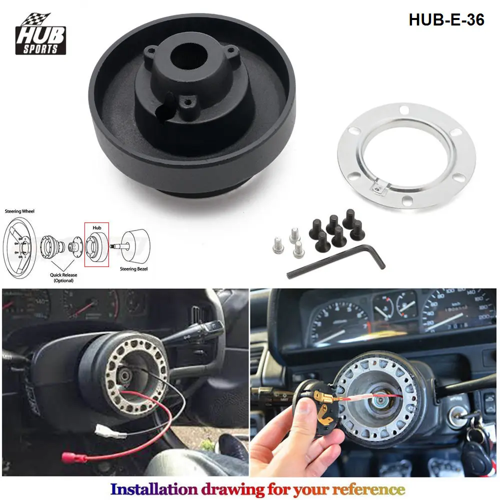 Racing Steering Wheel Hub Adapter Boss Kit For BMW E36 HUB-E-36