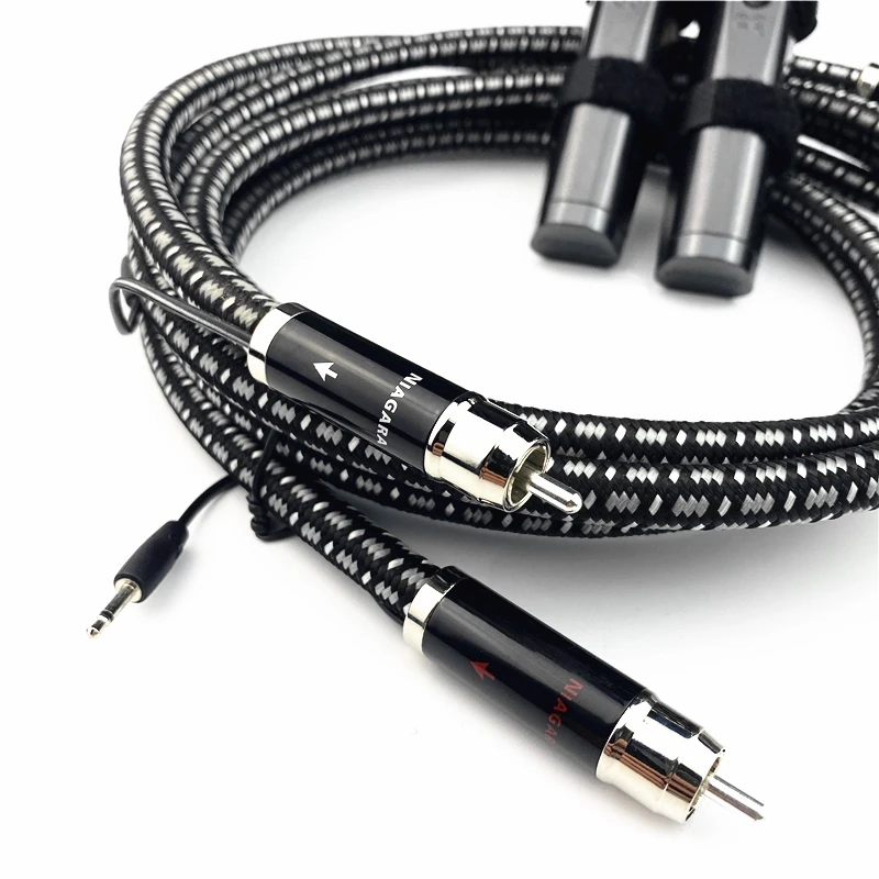 Kabel połączeniowy NIAGARA RCA z 72V DBS kabel Audio HIFI kabel RCA