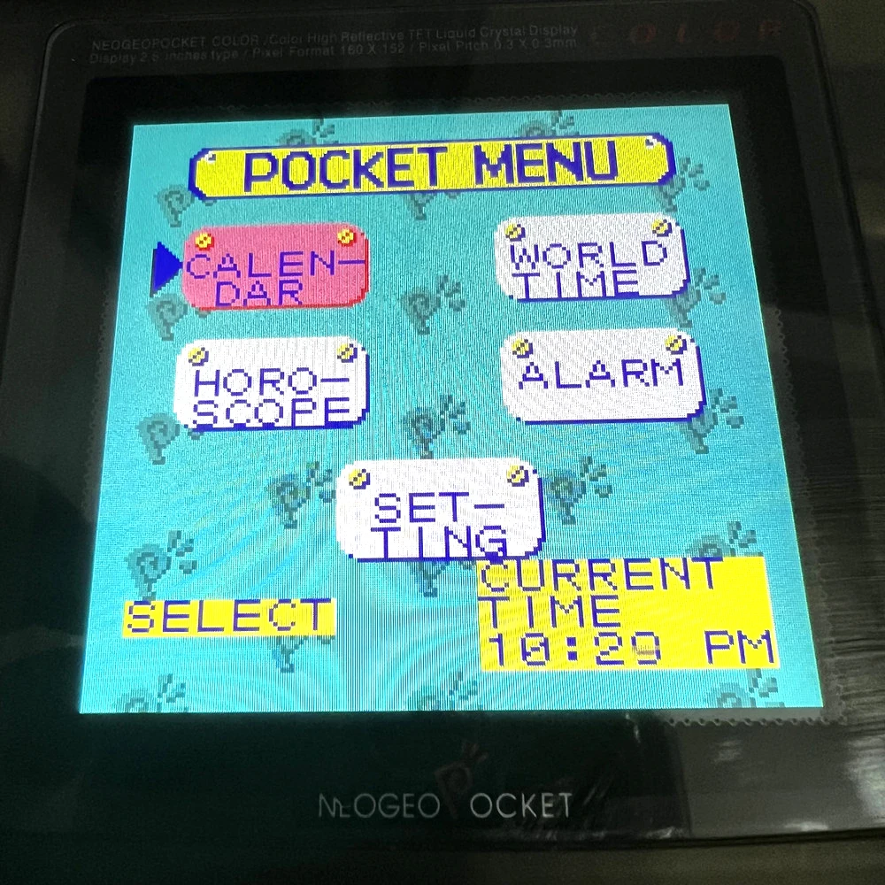 1 مجموعة 2.6 بوصة ل NGPC شاشة LCD عالية السطوع الخلفية شاشة LCD لوحدة التحكم في الألعاب ملونة الجيب NEOGEO