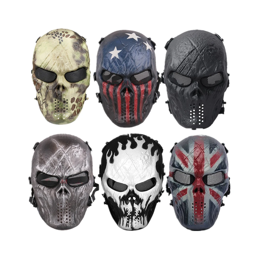 Chief M06 Skull Mask Riding Full Face Army Outdoor Combat CS Equipment Tactical Masks Halloween Decorations Christmas Present