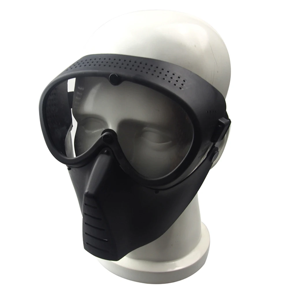 Airsoft Steel Mesh Full Face Mask Paintball Protective Bee Fly Mask Metal Mesh/Lens Tactical Hunting CS Game Equipment