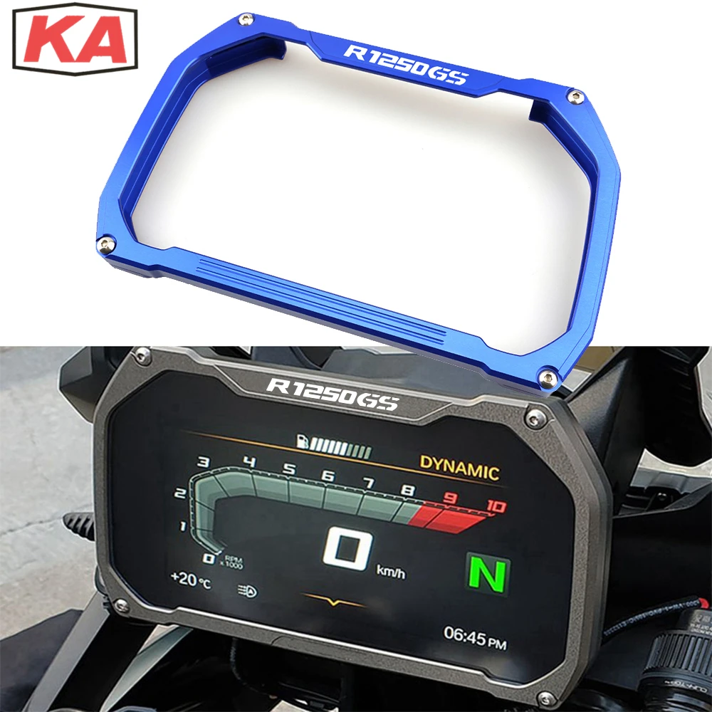 

Logo R1250GS For BMW R1250GS R1250 GS ADV Adventure Moto Meter Frame Cover Screen Protector Guard Parts 2018 2019 2020 2021 Blue