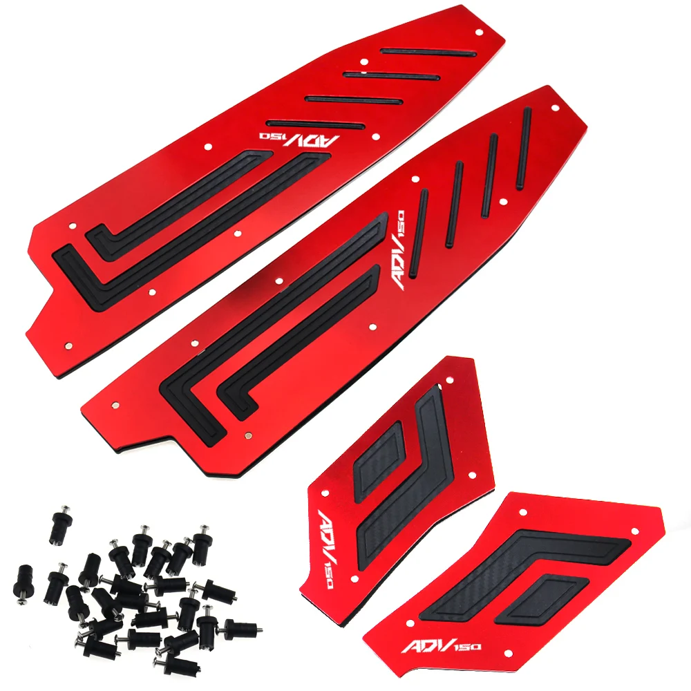 

Motorcycle CNC Accessories Modified Foot Pegs Plates Footrest Step Pads Footpads for ADV 150 Adv150 2019 2020