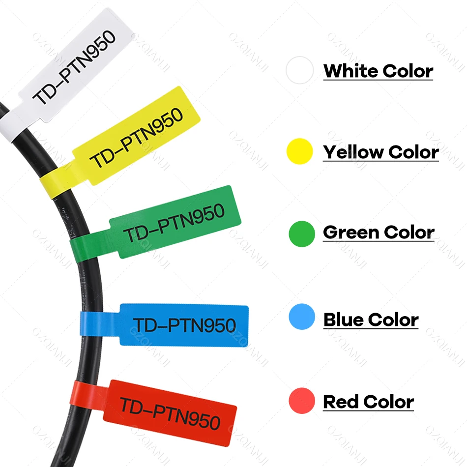 NIIMBOT B21/B3S Wire and Cable Label Paper Communication Network Cable Optical Fiber Pigtail Self-adhesive P-type Label