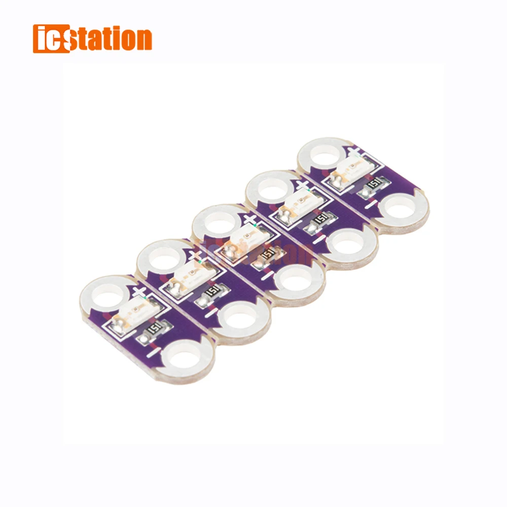 5 قطعة/الوحدة LilyPad Led الأصفر/الأخضر/الأبيض/الأزرق/الأحمر LED وحدة ضوء لاردوينو لتقوم بها بنفسك عدة 3 فولت-5 فولت SMD لتقوم بها بنفسك أطقم
