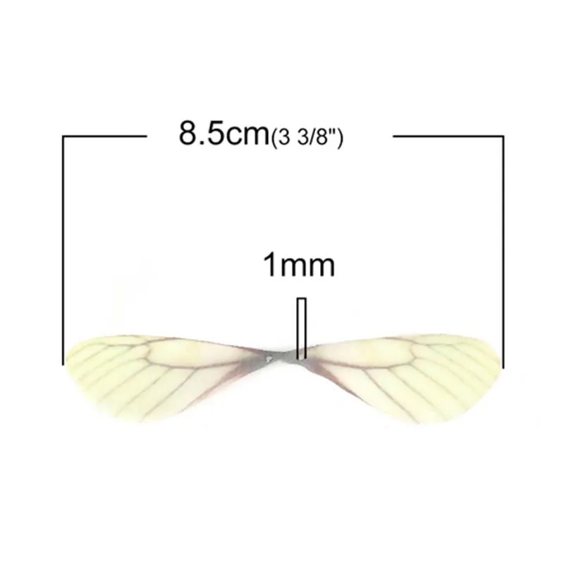 Dragonfly Animal Wing Organza Ethereal Butterfly  For DIY Craft Patchwork Sewing Supplies Jewelry Making Garment Accessory，20PCs