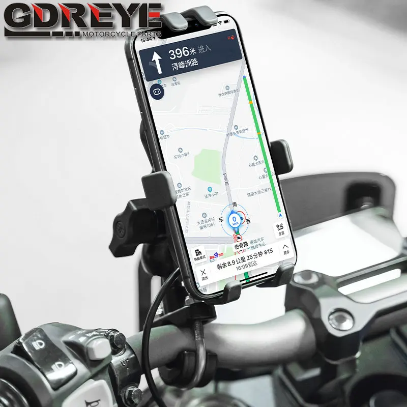 Support de téléphone portable pour moto Honda, guidon CNC, rétroviseur, support de support GPS, CB650R, CBR650R, CB 650R, 2019, 2020, 2021