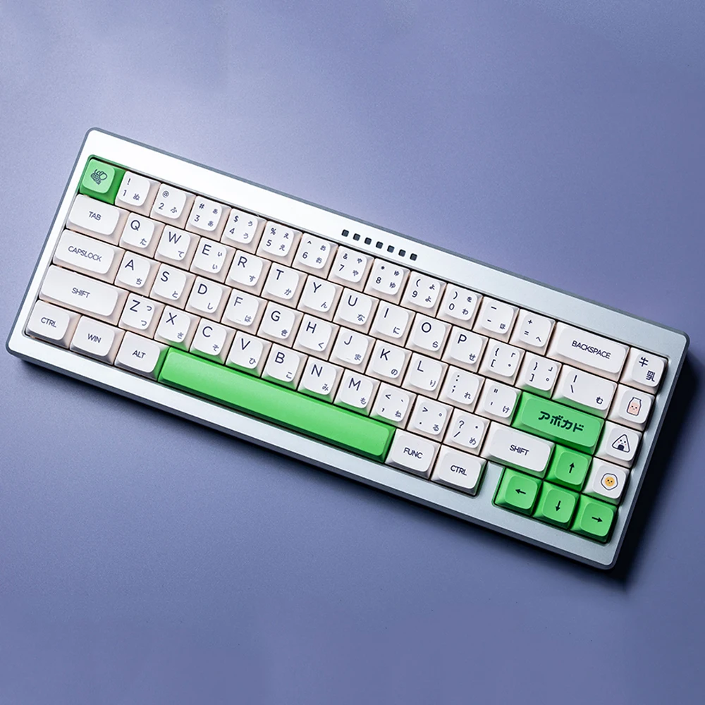 

Sample Avocado Milk Color Design Keycap For Cherry Mx Switch Mechanical Game Keyboard XDA Profile Japanese Character 140 Key Cap
