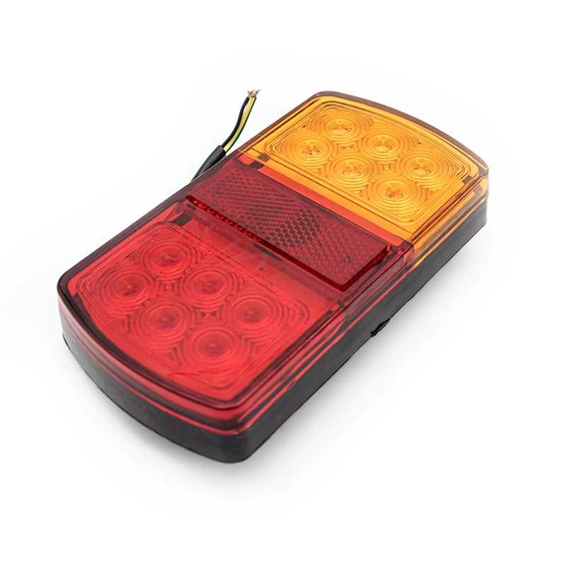 1 Pair Waterproof 12V/24V  Truck LED Tail Light Rear Lamp Stop Reverse Safety Indicator Fog Lights  8 19 20 30 46 72LED.