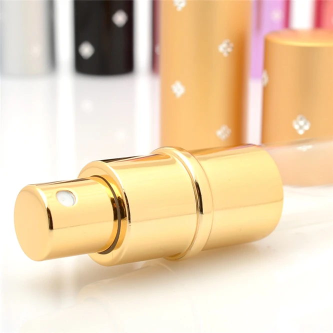 

50PCS 10ml Portable Mini Refillable Perfume Spray Bottle Scent Pump Empty Cosmetic Containers Spray Atomizer Bottle For Travel