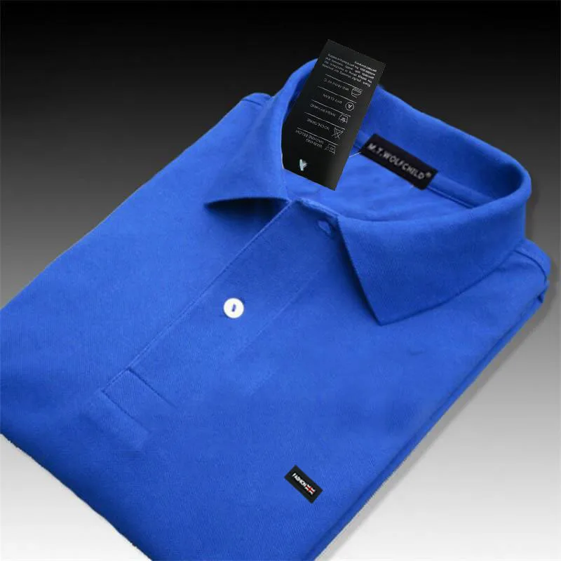 100% Cotton High Quality Summer Men Polo Shirt Short Sleeve Sportwear T Shirts Casual Polos Hommes Fashion Clothing Lapel Tops