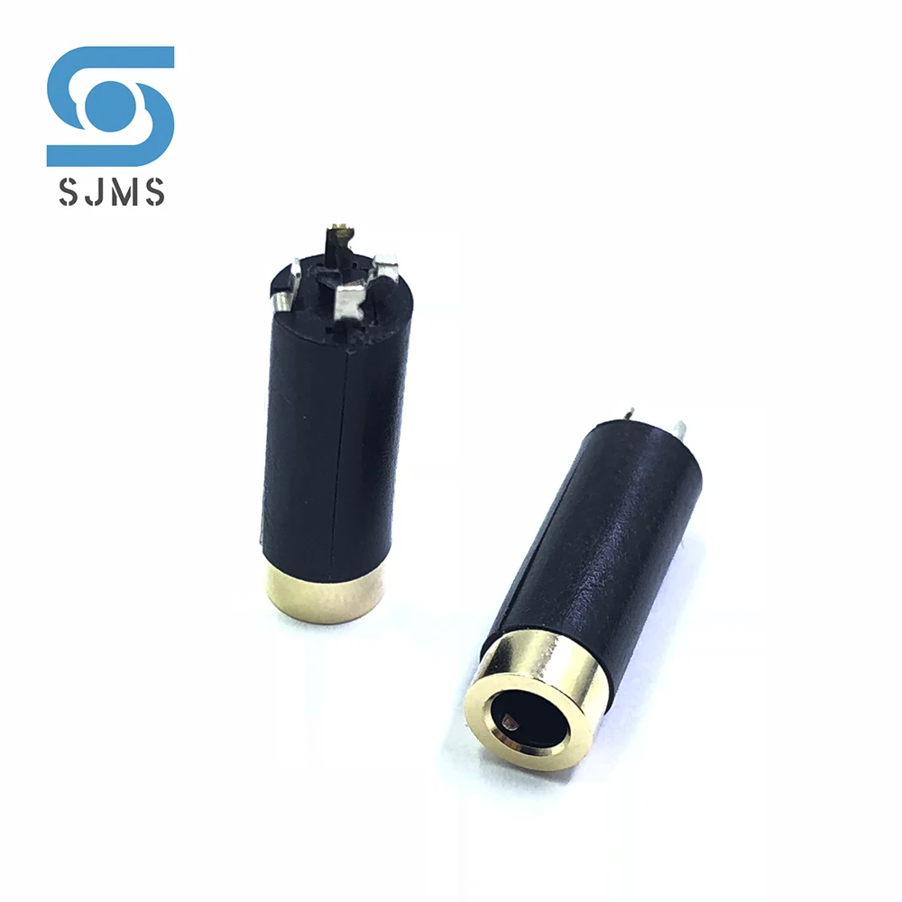 2pcs 2.5mm 3.5mm 4 Pole Stereo Female Socket Jack Socket 2.5 3.5 Dual Channel Jack 4 Pole Female Audio Jack For Headphone