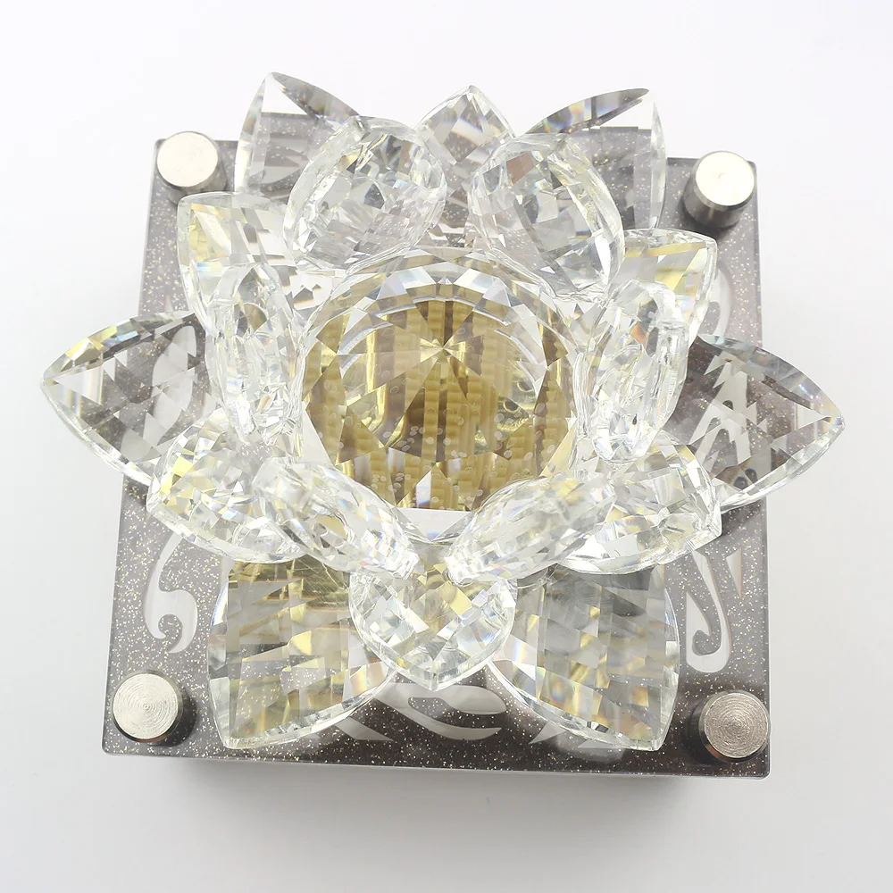 Creative Crystal Flower Music Box with 18 wonderful melodies for children, friends, birthdays, Christmas, and New Year gifts