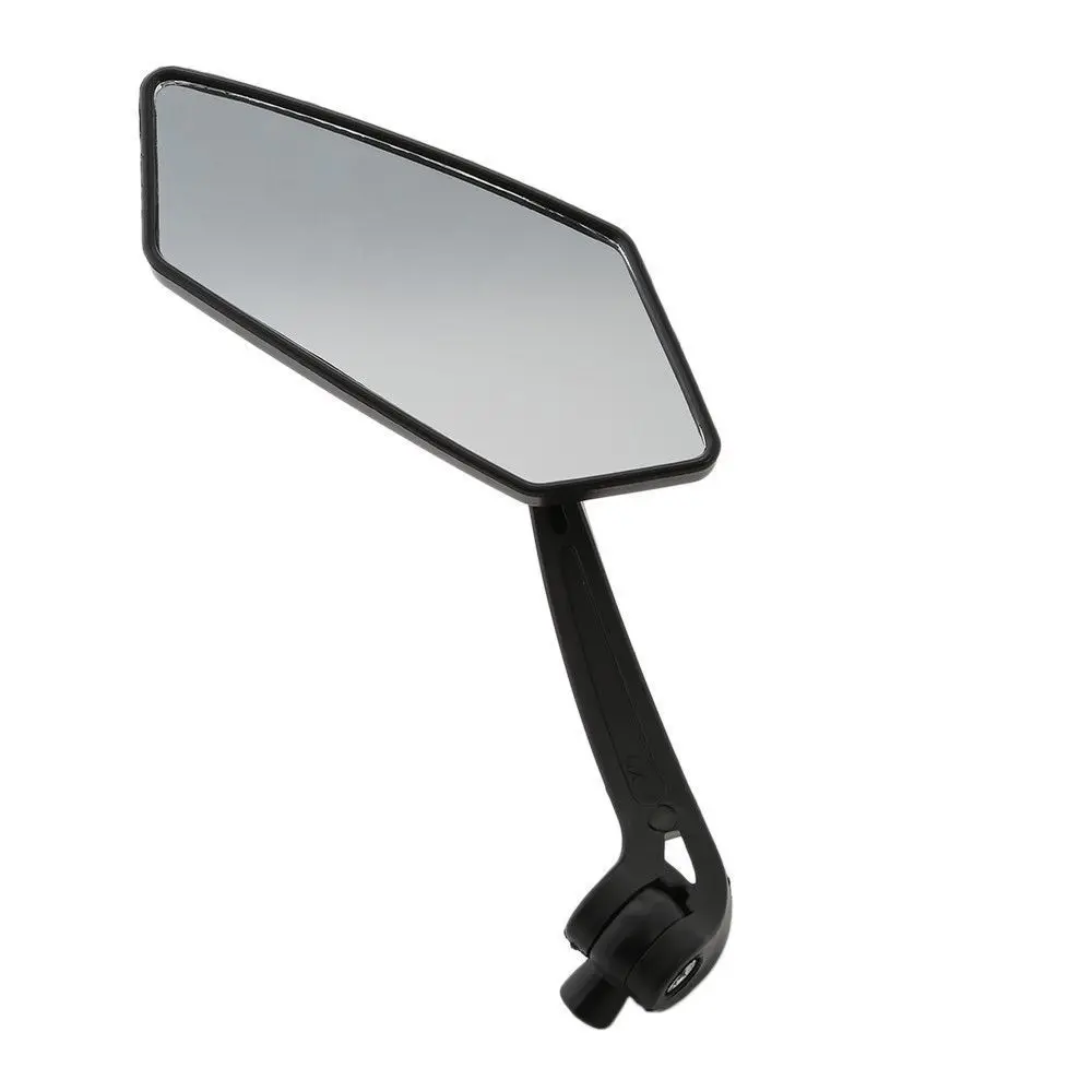 2pcs Practical Black Aluminum Motorcycle Side Rear View Mirror for Moped Scooter