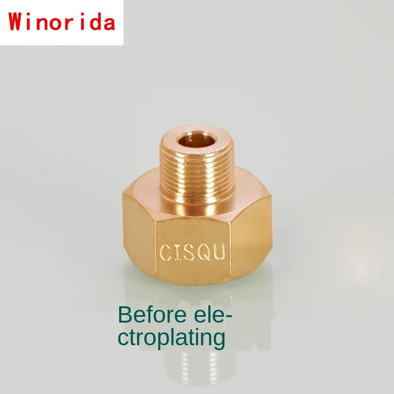 Torneira de rosca fina 3/8 polegadas x 1.5, padrão americano, 1/2 polegadas para 2.5/8 polegadas, fio interno e externo, adaptador direto de válvula triangular