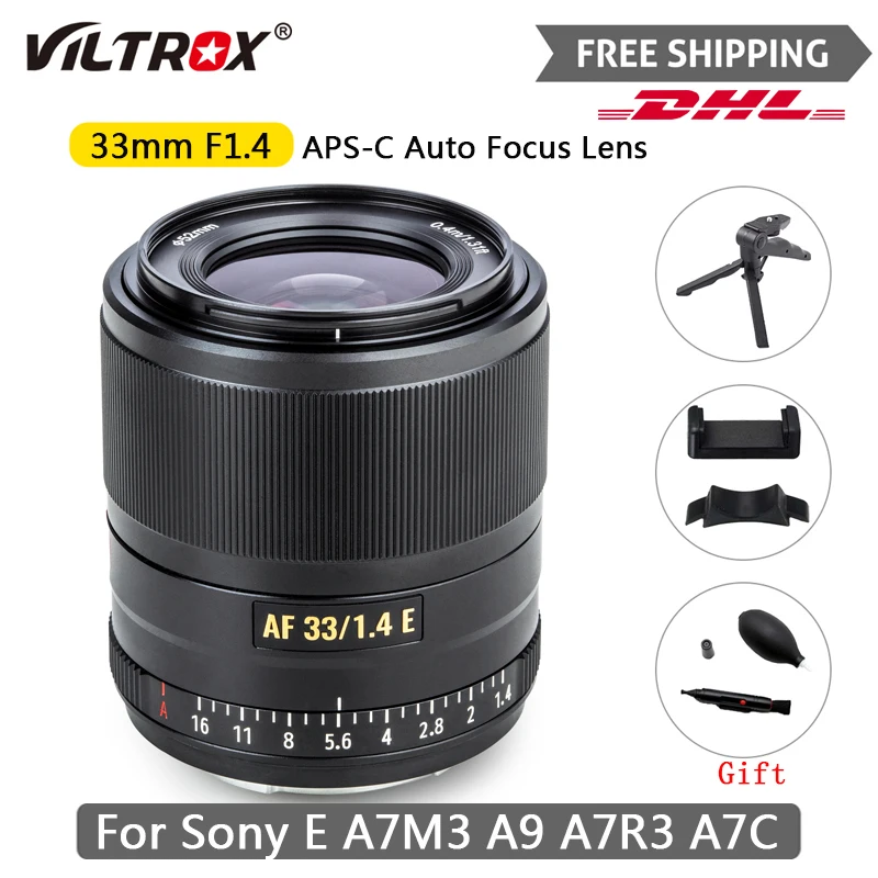 

Viltrox 33mm F1.4 Auto Focus Lens for SONY E Mount Cameras APS-C STM Lens Like A7M3 A9 A7R3 A7C A7II A6600 A6500 A6300 NEX-6