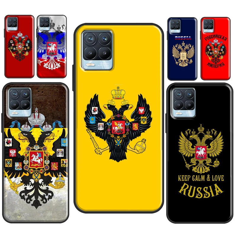 Russian Empire Coat of Arms Case For OPPO Realme 8 Pro C21 GT Neo2 Master 8i 9i Coque For OnePlus 10 Pro 9 9R 8T Nord2