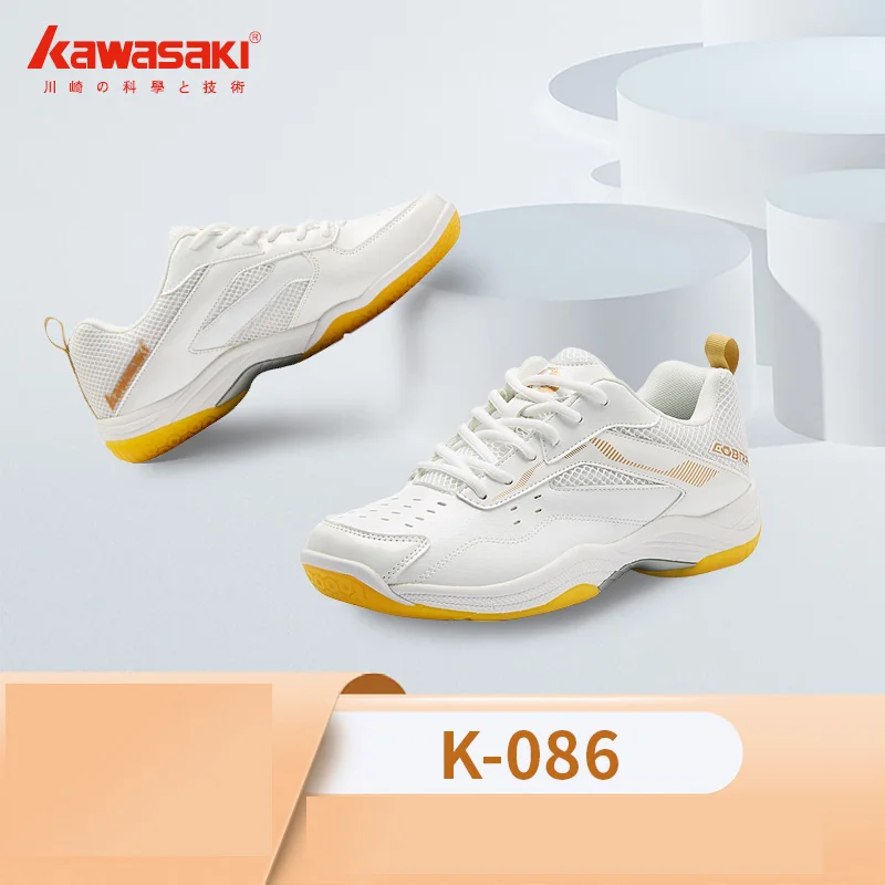 Buty do badmintona Kawasaki Oddychające, antypoślizgowe buty sportowe dla mężczyzn i kobiet Trampki K-086