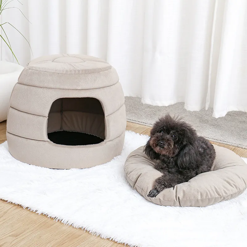 

High Quality Cat House Beds Kittens Pet Cats Sofa Mats Cozy Bed Toy Dog for Small Kennel Home Cave Sleeping Nest Indoor Products