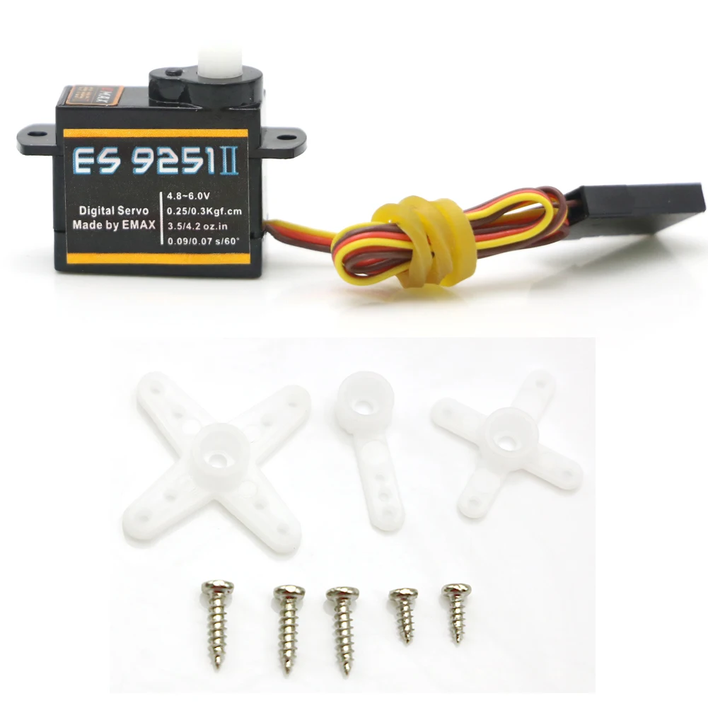 Emax ES9251 2.5g Digital Servo RC servo 0.27kgf.cm For RC Helicopter Airplane Part (es08ma es08md es08a Wholesale)