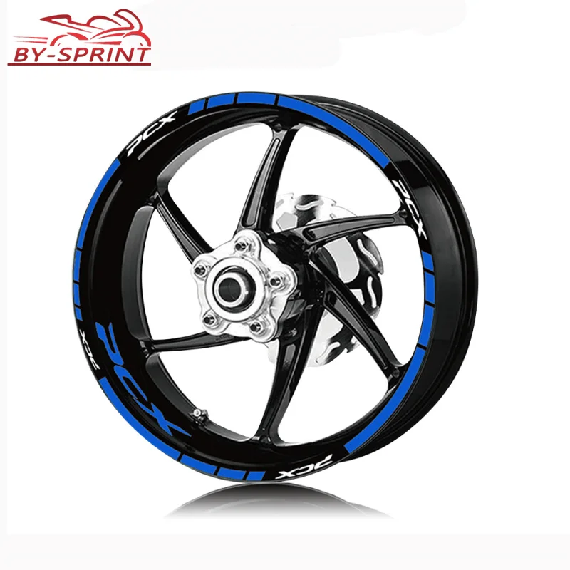 PCX Rad Aufkleber Für PCX160 PCX155 PCX125 Motorrad innere Abdeckung Grenze Film Reflektierende Wasserdichte Aufkleber Aufkleber