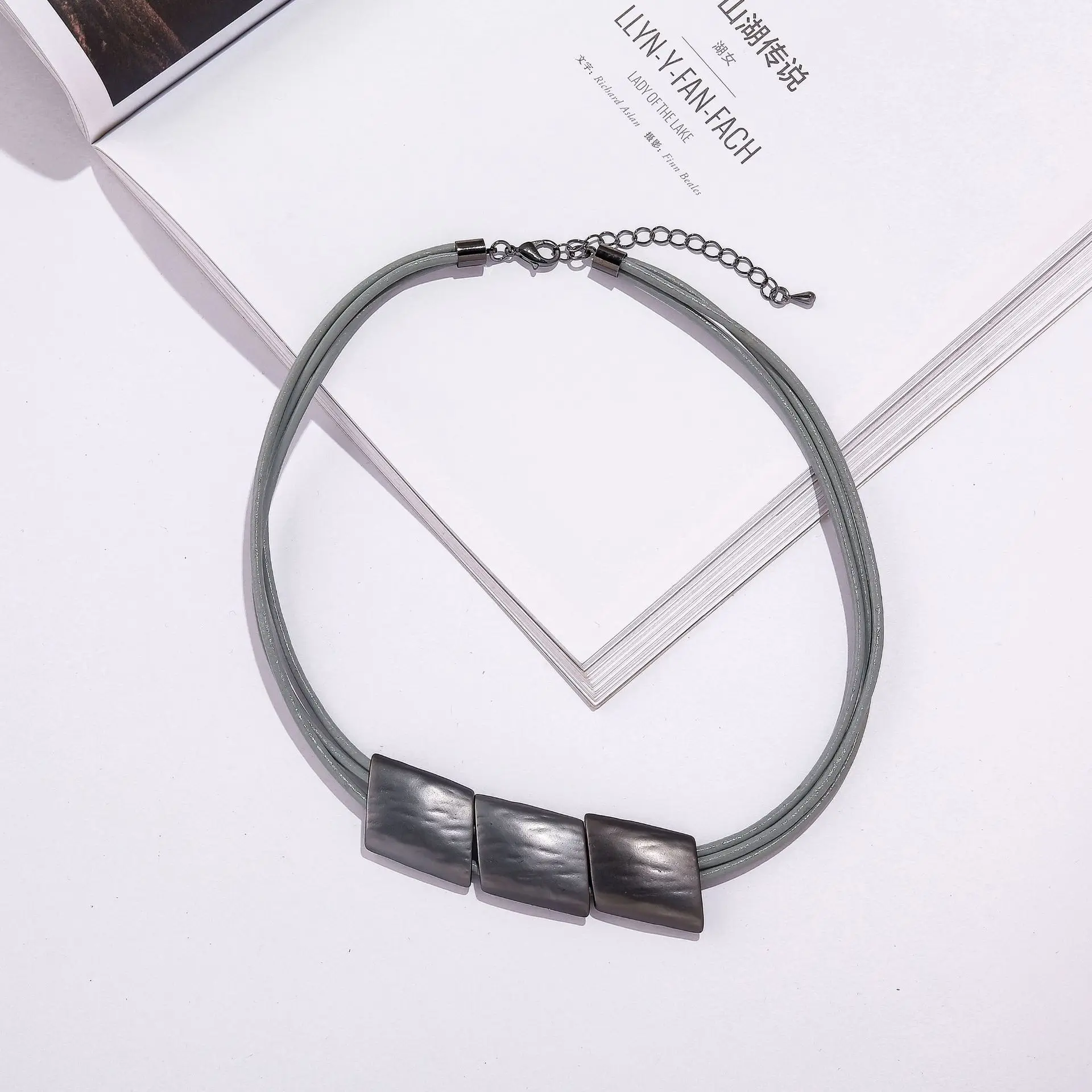 Vintage Genmetric Necklace Rope Chains Chokers Body Costume Jewelry Pendants For Women Collar Aesthetic Suspension Accessories