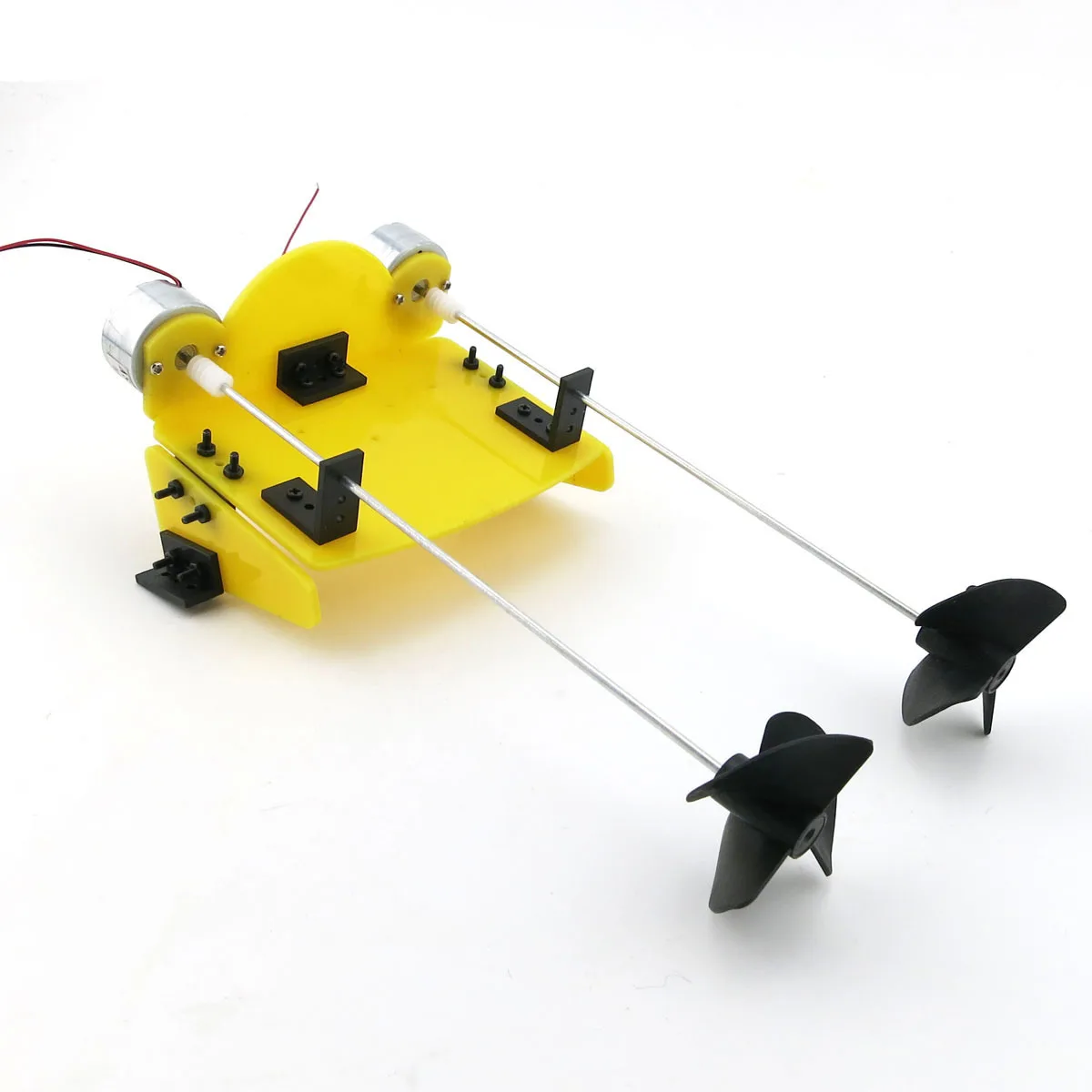 DIY Remote Control Ship Handmade Toys Physical Gizmo Building Blocks Kits Solar Energy Assembled Toy Teaching Tool