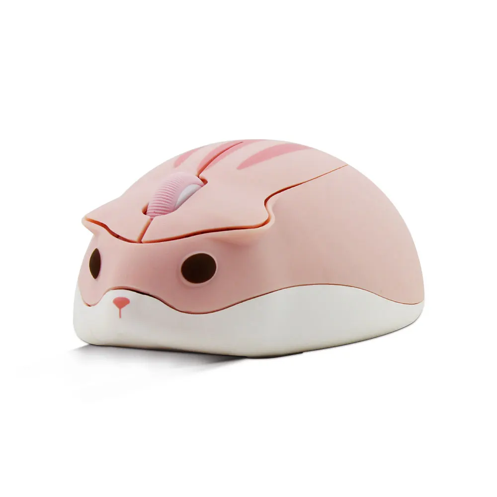 2.4G Wireless Mouse USB Optical-Electronic Mini Cute Hamster Design 1200DPI Small Hand for Girl Laptop Computer Gift