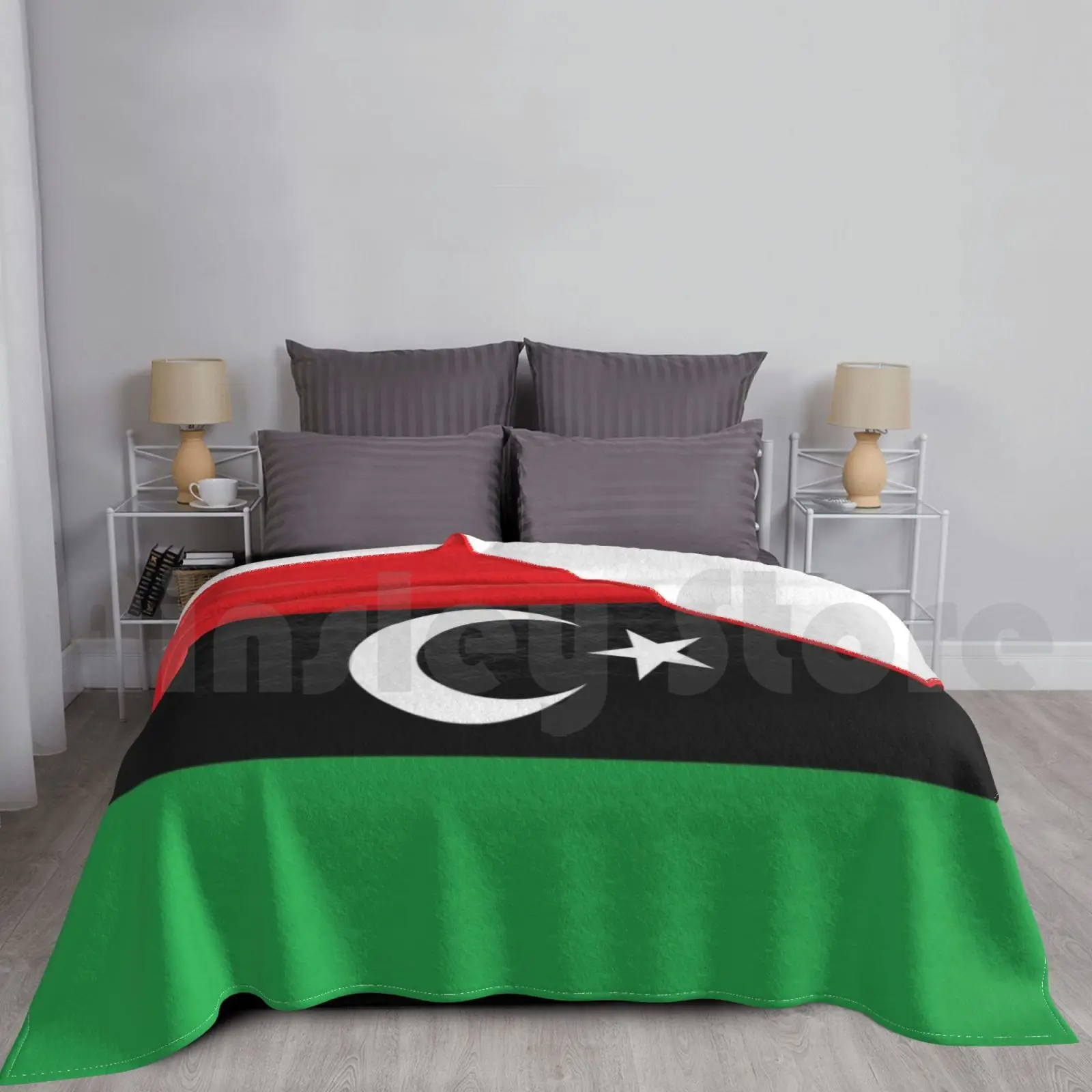 Libya Blanket For Sofa Bed Travel Libya North Africa Libyan Arabic Flag African