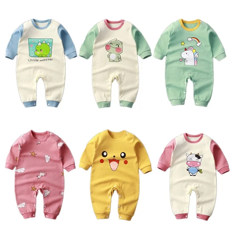 Winter Newborn Baby Pajamas Toddler Costume Baby Girl Romper Pure Cotton Cartoon Baby Onesie Baby Unisex Clothes Baby Jumpsuit