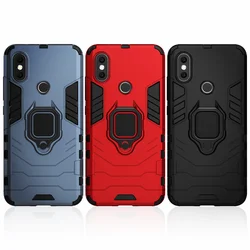 Stand Holder Magnetic Car Ring Phone Back Cover Case For Xiaomi Mi 6X A2 Redmi 6 Pro 6 6A 7 7A Stand Coque Cover Funda Capa