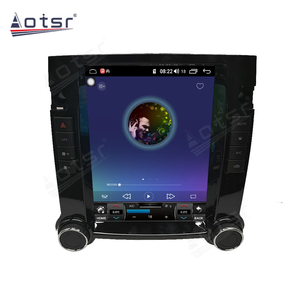 Android 10 Tesla Vertical Screen For Volkswagen Touareg GP 2003 -2011 Car GPS Navigation Radio Stereo Multimedia Player HeatUnit