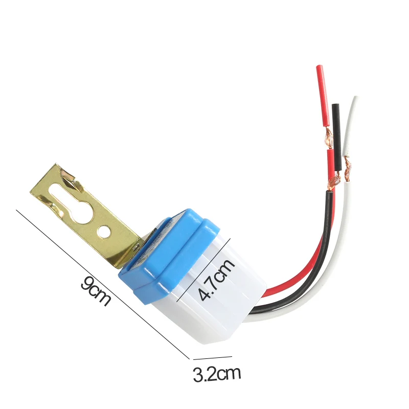 Light Sensor Switch Automatic Auto On Off Photocell Street Light Switch DC 12V 24V AC 110V 220V Photo Control Photoswitch Sensor