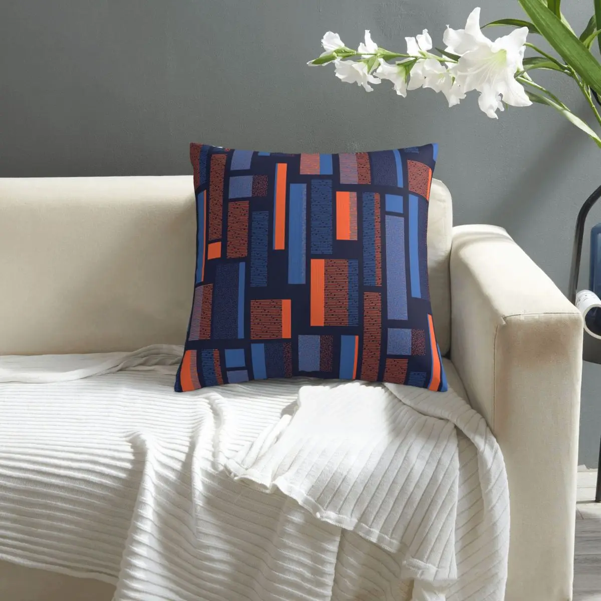 Modern Geometric Seamless Pattern pillowcase printed cushion cover sofa waist pillow pillow cover