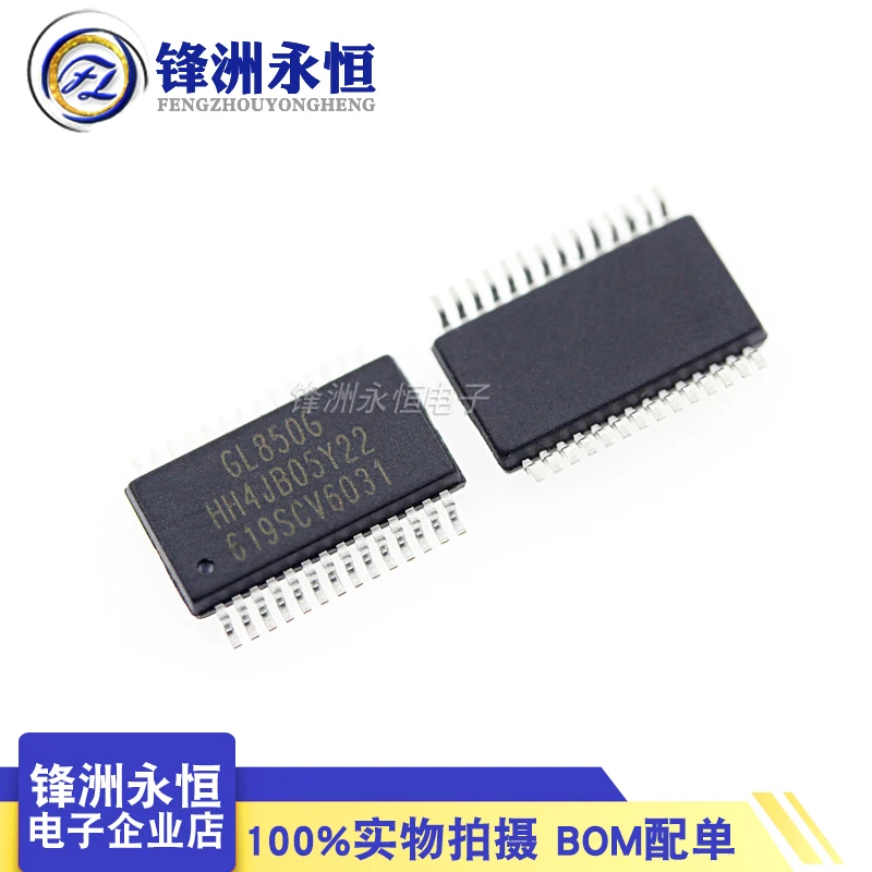 5 pçs/lote GL850G SSOP-28 GL850 SSOP SMD SOP Em Estoque