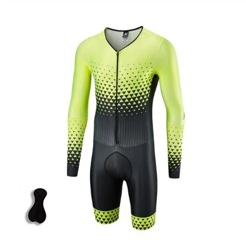 men\'s Fashion Clothes Swimwear Cycling Triathlon Sets Sleeveless Ciclismo Bicycle  Jumpsuit Kits