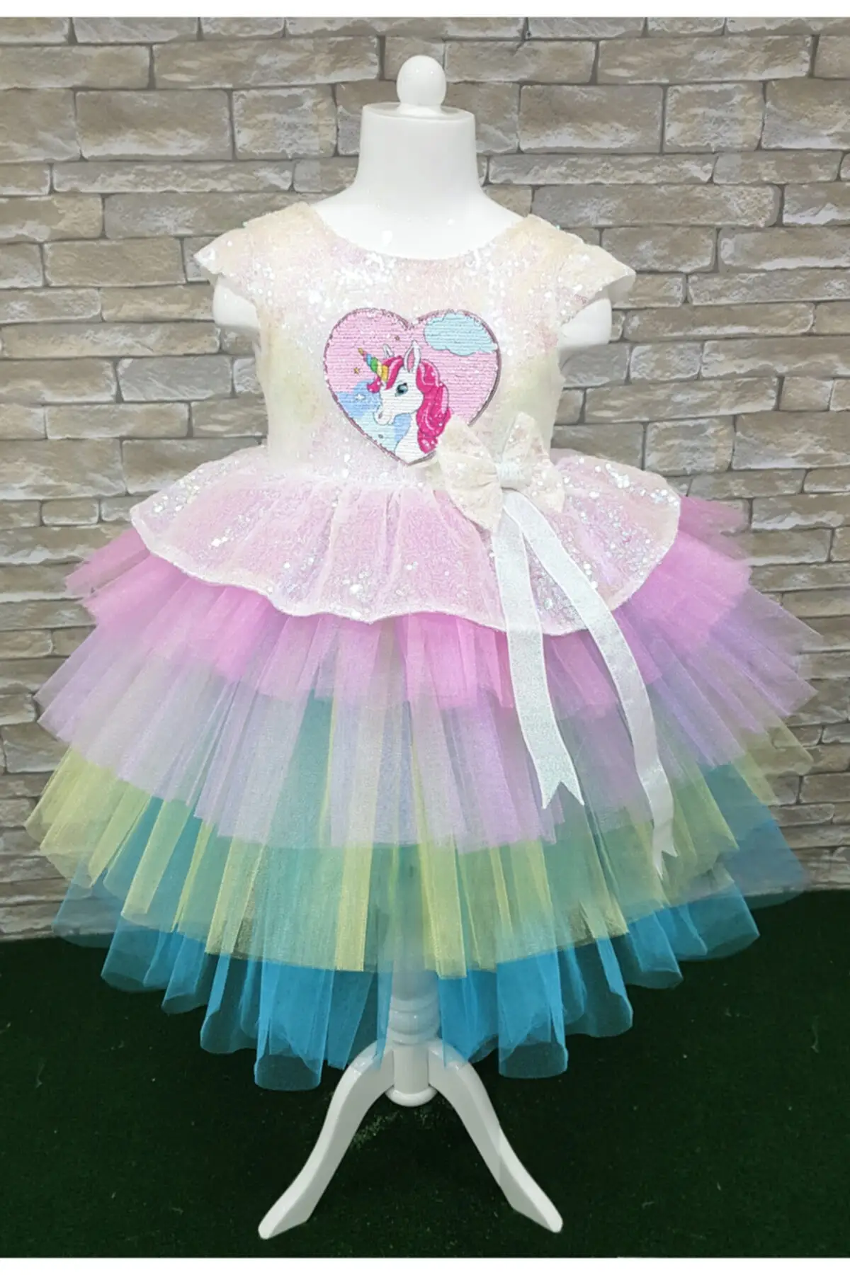 Unıcorn Special Day Birthday Girl Children 'S Suits