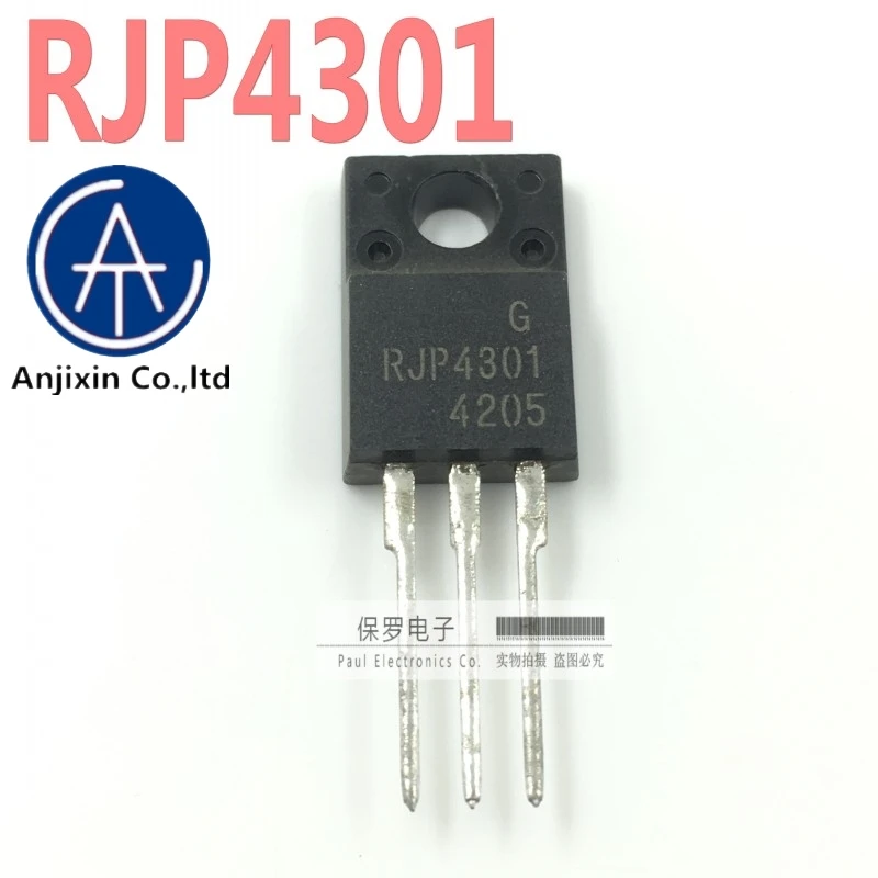 Transistor original de alta potencia, Transistor IGBT de 10 piezas, 100% original, RJP4301, RJP4301APP, TO-220F