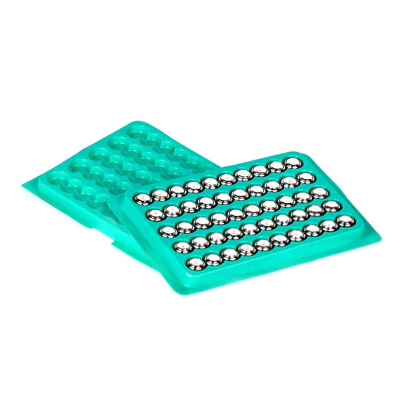 Nouveau 50pcs LR44 AG13 pile pièces de monnaie montres batterie L1154 357 SR44 1.5V piles bouton alcalines adaptées à la montre